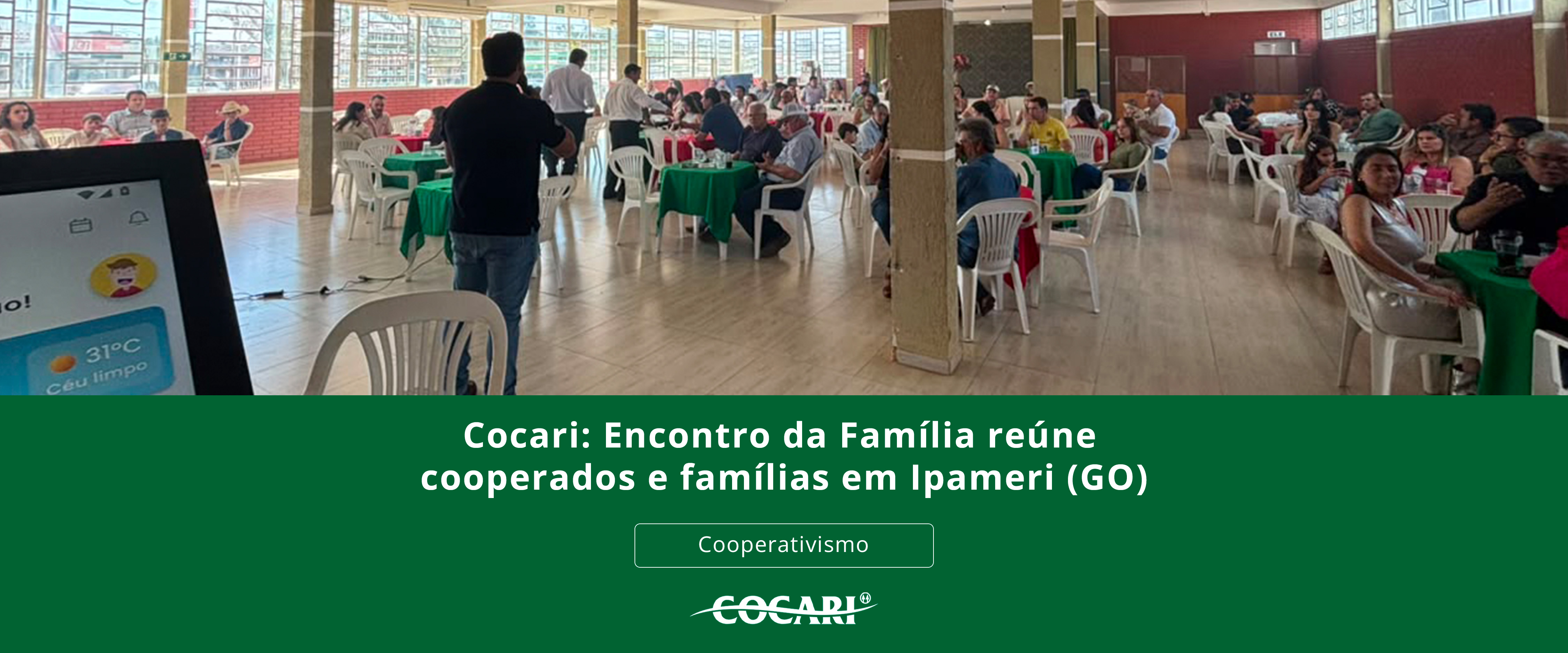 Cocari: Encontro da Família reúne cooperados e famílias em Ipameri