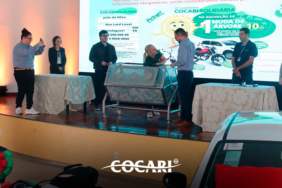 Cocari Solidária arrecada R$ 635,9 mil e reforça apoio a instituições do Paraná e do Cerrado