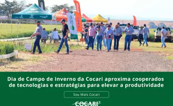 Dia de Campo de Inverno da Cocari aproxima cooperados de tecnologias e estratégias para elevar a produtividade