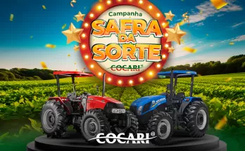 Safra da Sorte Cocari: compras de insumos podem render dois tratores aos cooperados