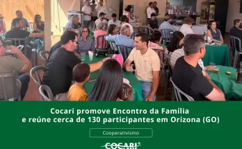 Cocari promove Encontro da Família e reúne cerca de 130 participantes em Orizona (GO)